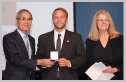 Jacob Sutherlun is recognized as a 2013 Young Space Leader by the International Astronautical Federation